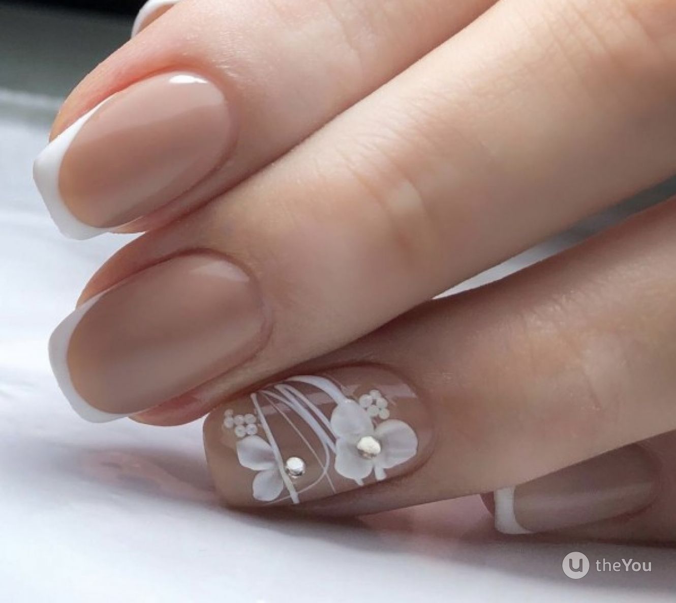 Round Square spider web Nails