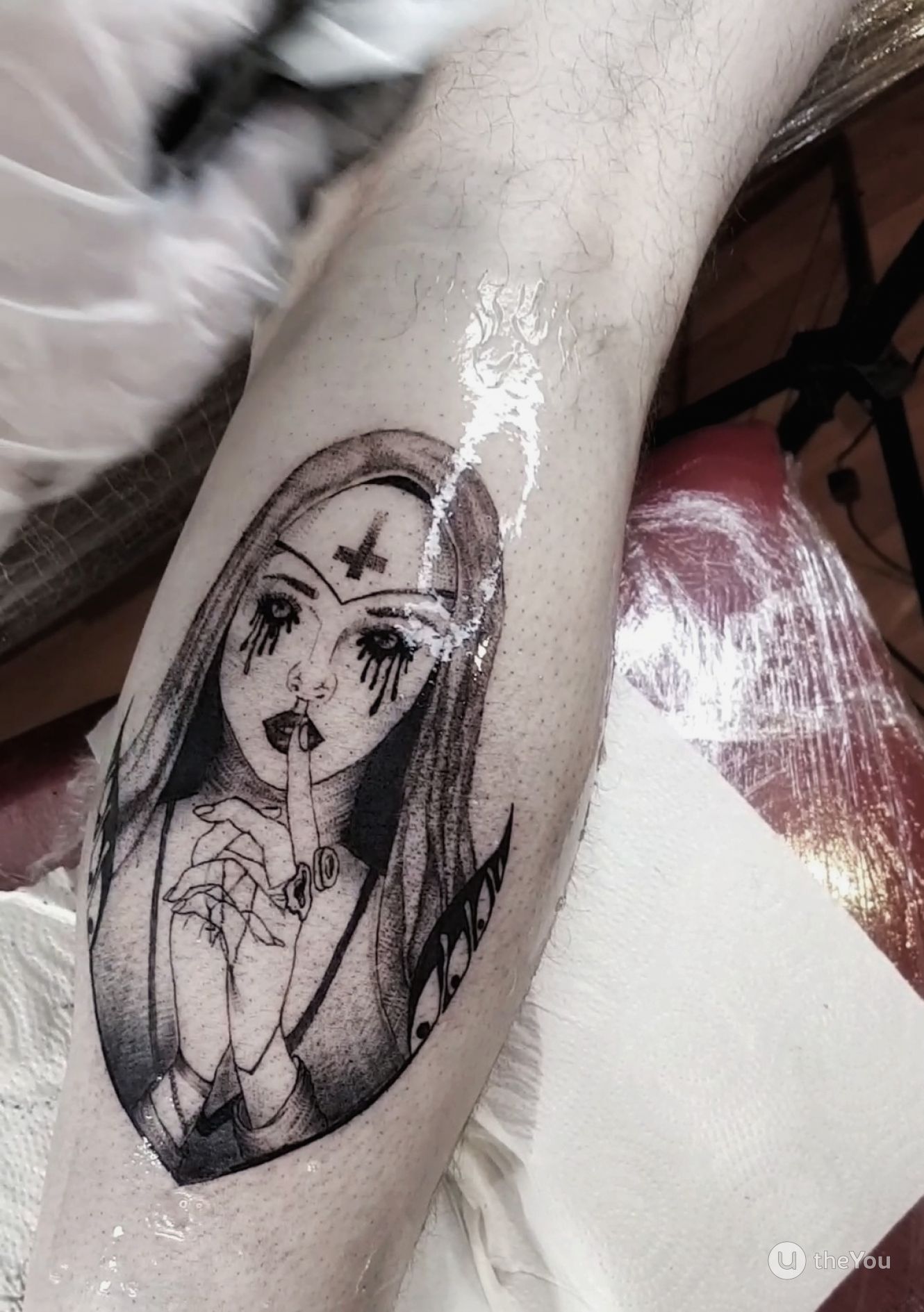 Tatuajes en la pierna - trabajo 44962