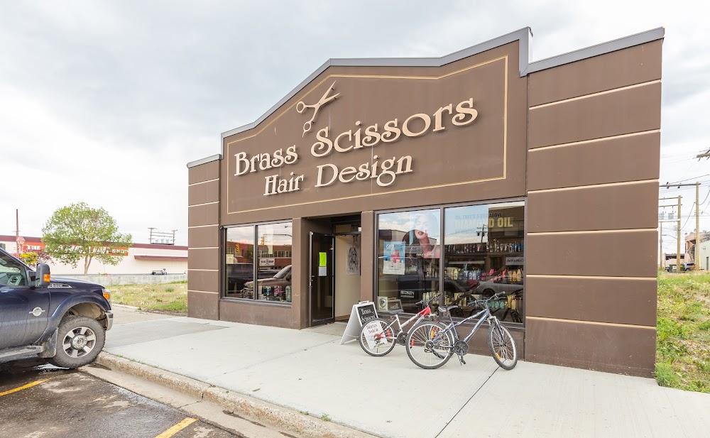 Brass Scissors Hair Designs