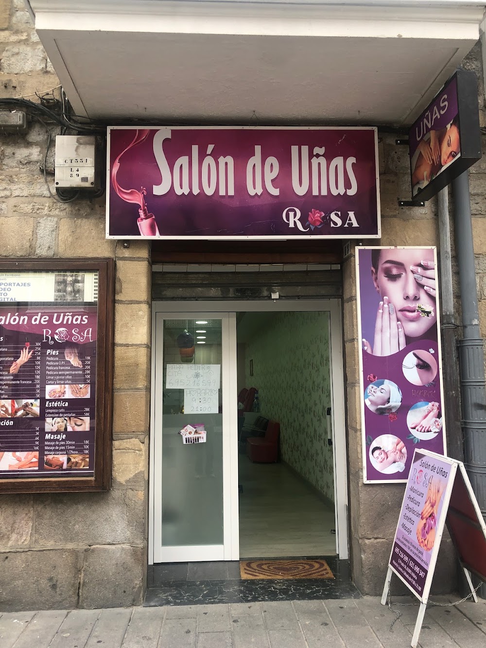 Salón de uñas Rosa