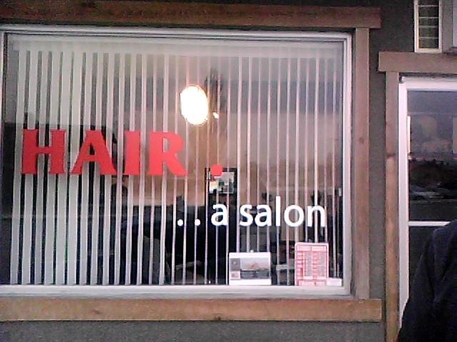 HAIR . .. a salon